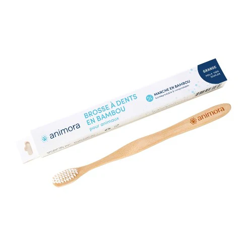 Animora Brosse à dents en bambou pour animaux – Image 2