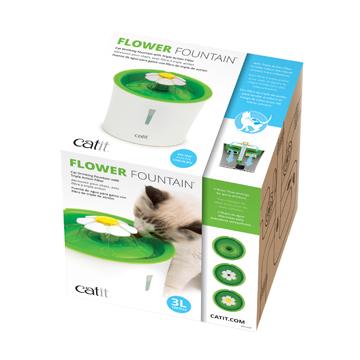 Catit abreuvoir avec fleur 3 Litres et 12 filtres supplémentaires + CADEAUX – Image 4