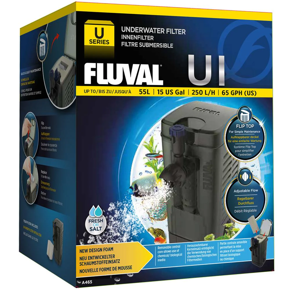 Filtre submersible U1, jusqu’à 55 L (15 gal US)