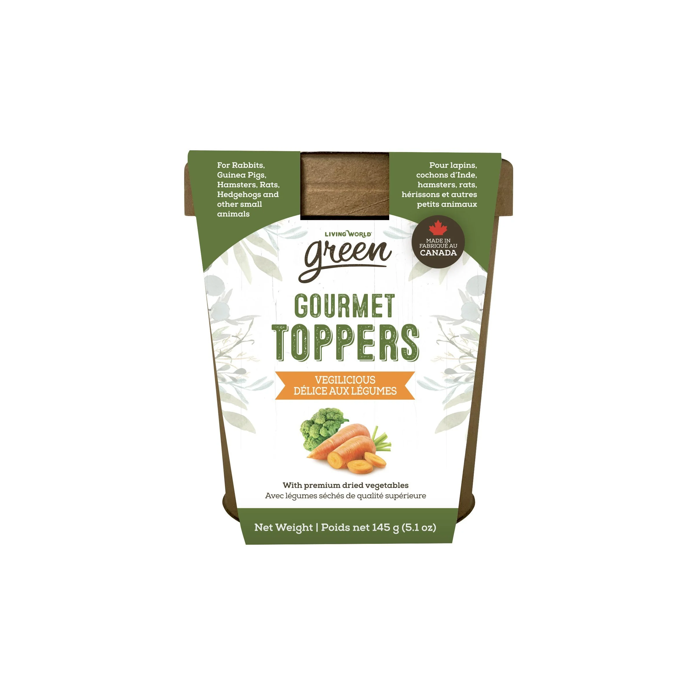 (DON à la SPAE) Living World Complément alimentaire gourmet Toppers - Délice aux légumes