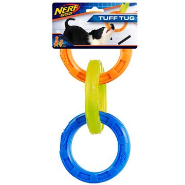 Nerf Dog Trois anneaux à tirer en thermoplastique – Image 2