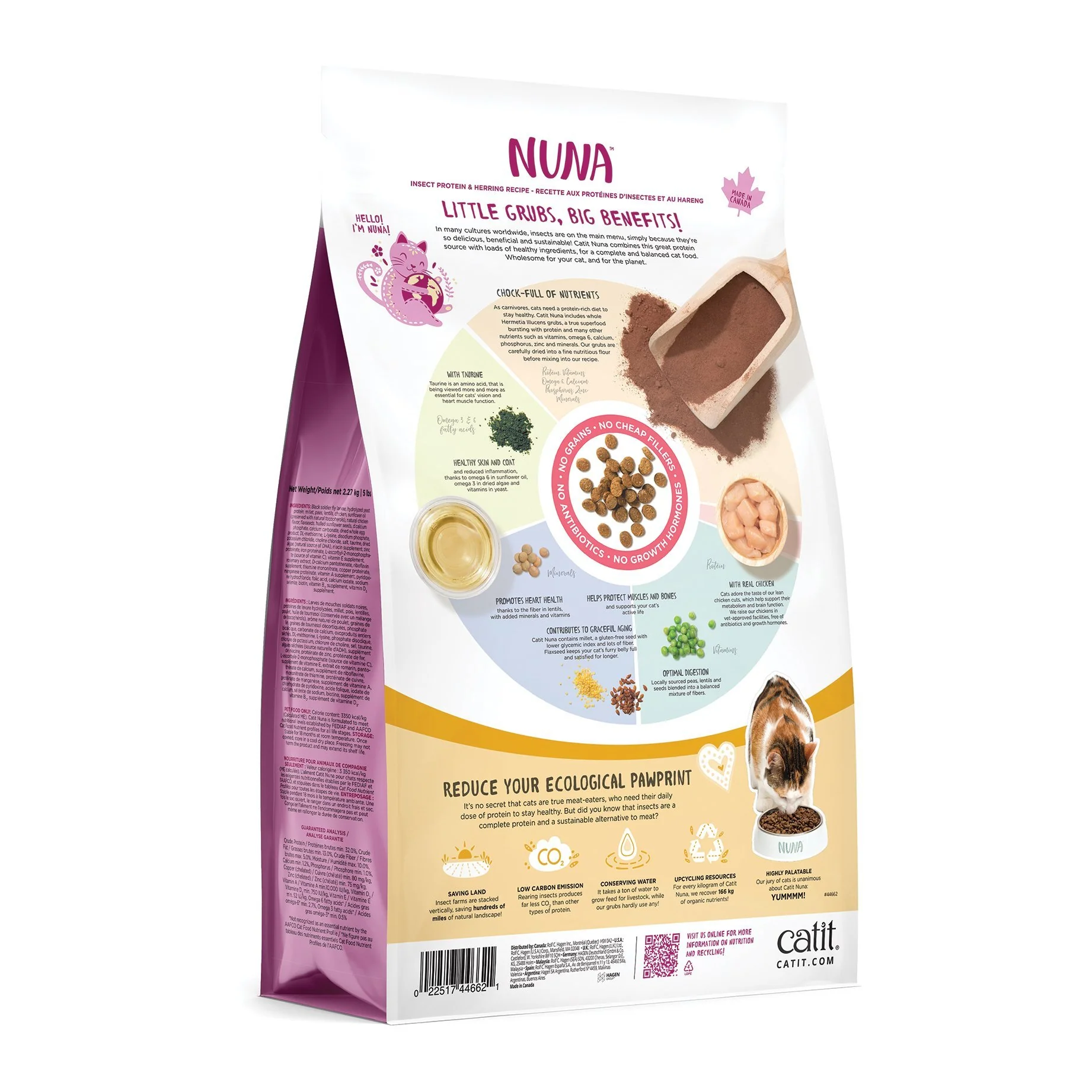 Nourriture Nuna pour chat - Recette de protéines d’insectes et de poulet – Image 2